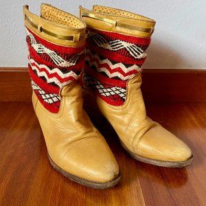 Cobra Society Otto Boots, Red, Size 39